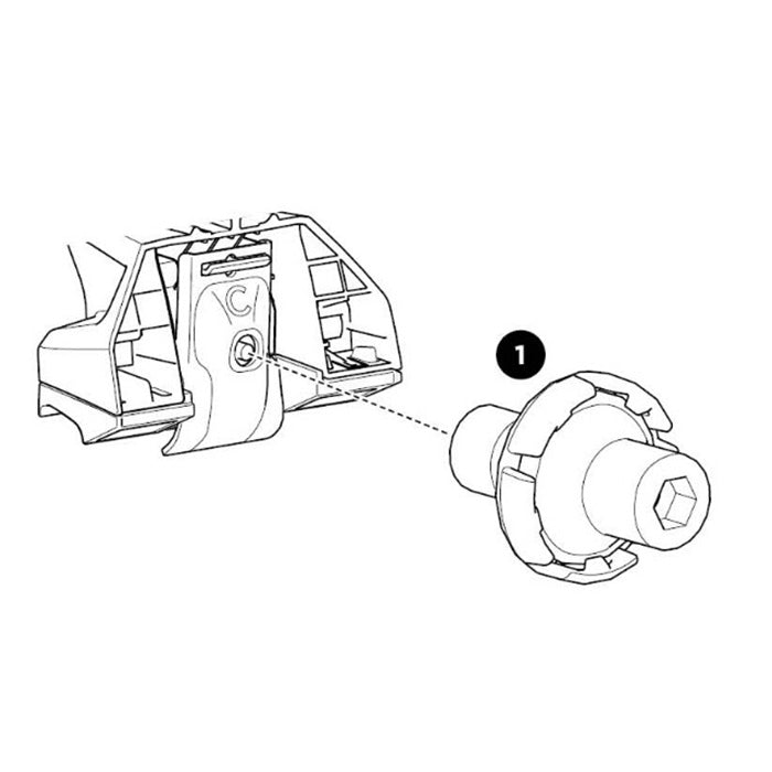 Thule spare part 54201 set of 4 pcs.