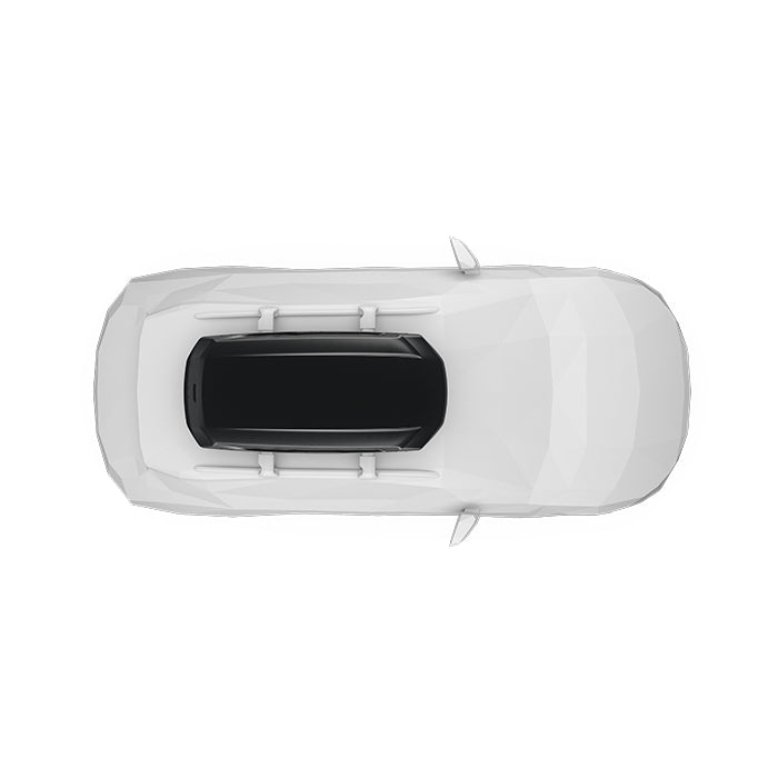 Thule Pulse 2 M Black Aeroskin - Schwarze Dachbox