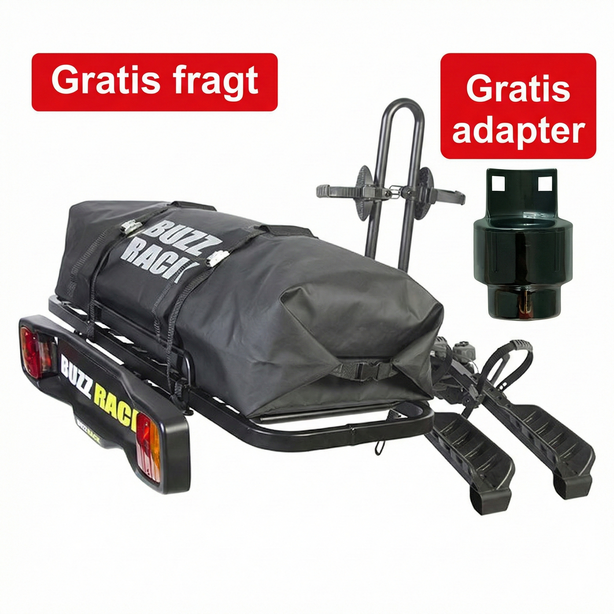 Buzzrack Twinbuzz Fahrradträger und Transportplattform 13-polig