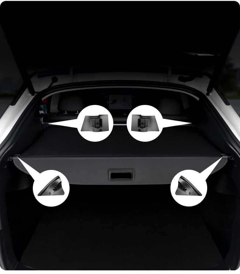 Premium parcel shelf for Tesla Model Y (2020-2024): boot cover