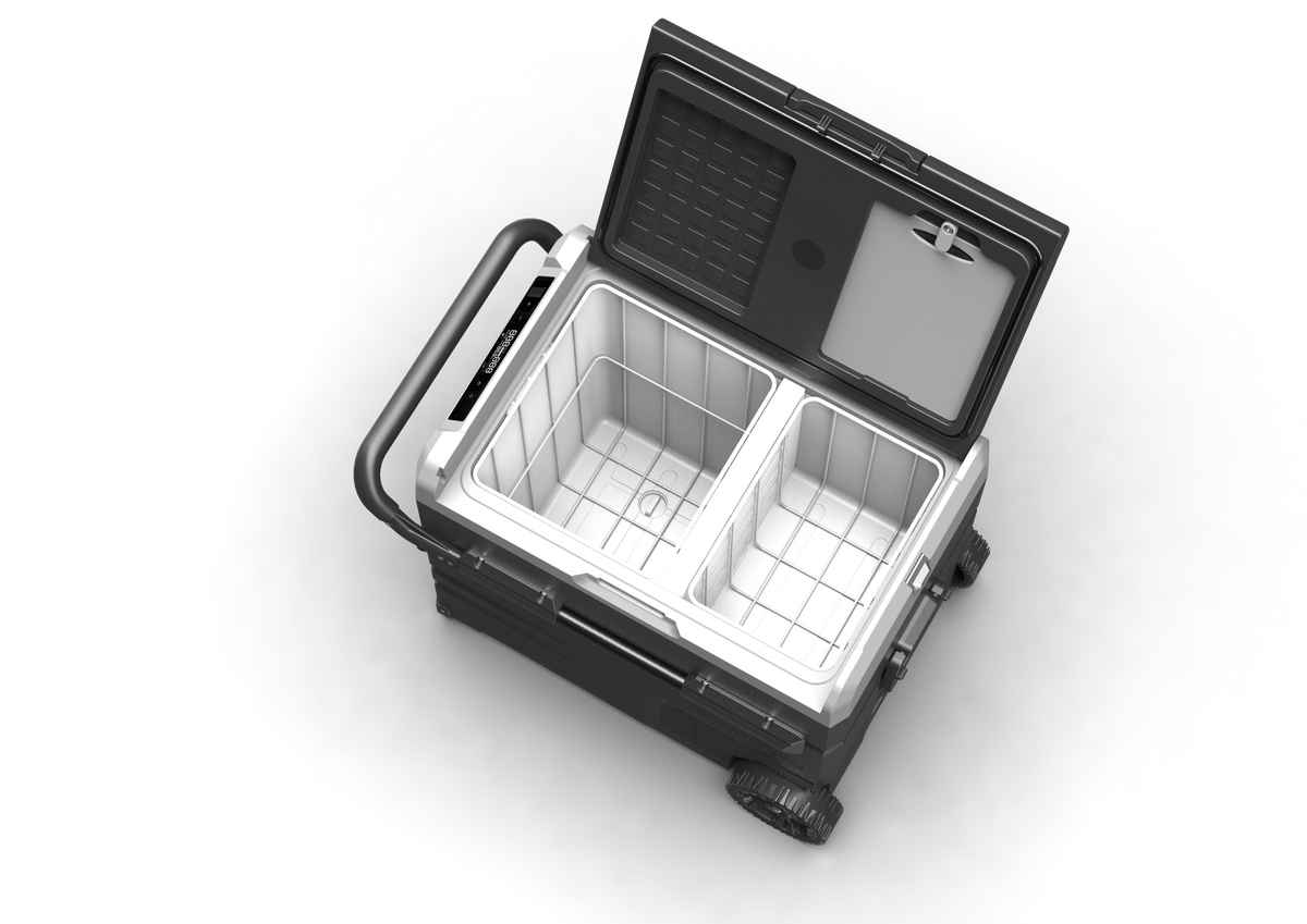 Alpicool TDW60 dual-zone compressor cool box (56l)