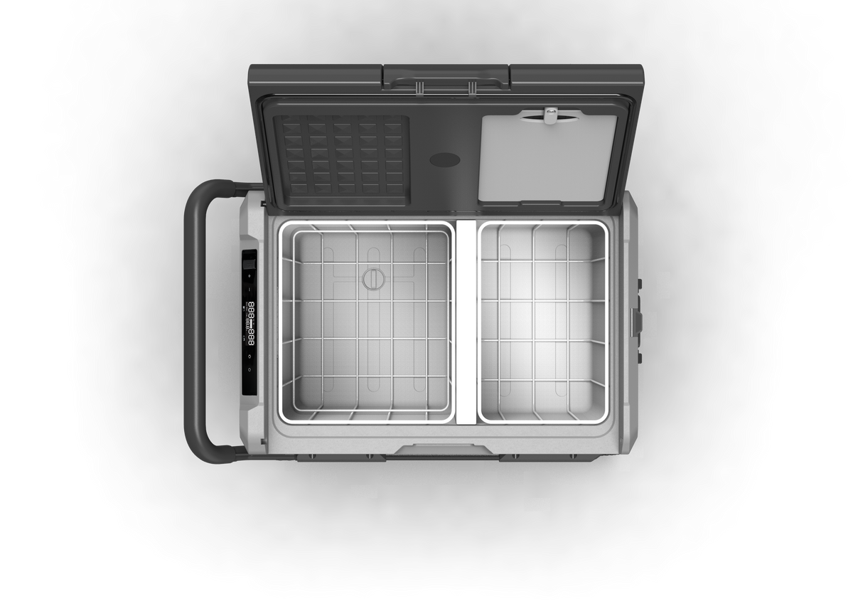 Alpicool TDW60 dual-zone compressor cool box (56l)