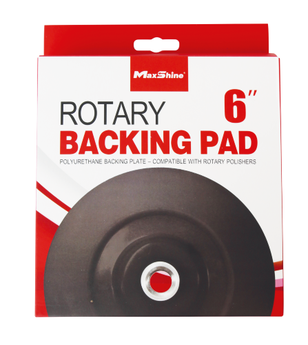 Maxshine Backing Plate w. Velcro 150mm (black)