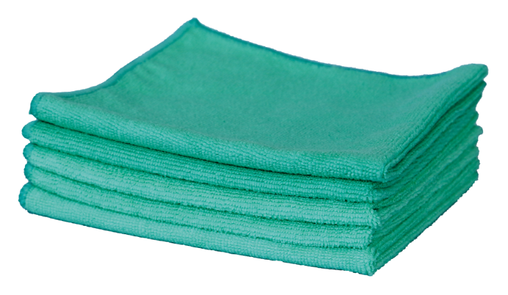MaxShine Microfibre Cloth 300 GSM 40x40cm Green 5 pcs