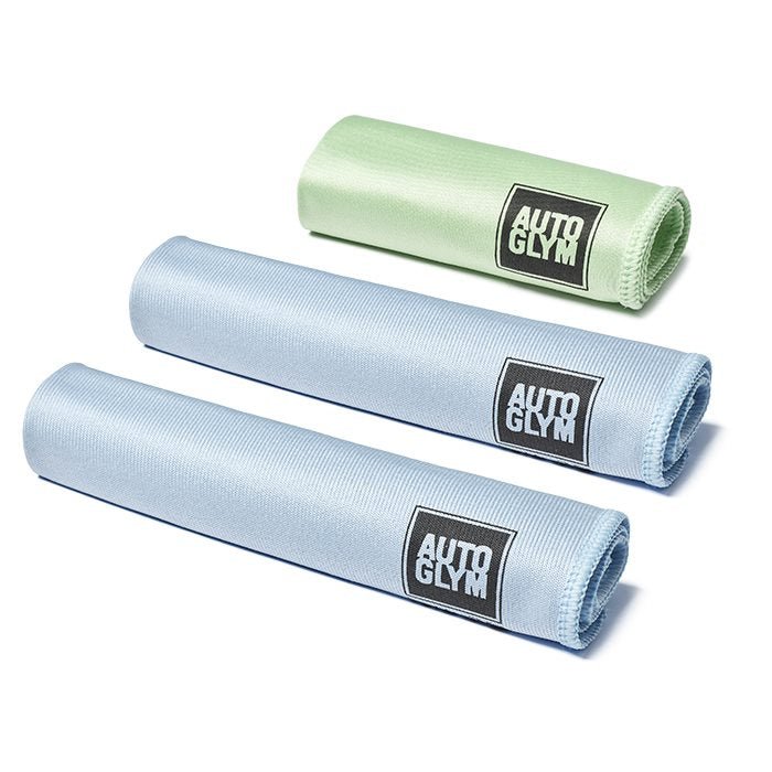 Autoglym Mikrofasertücher für Glas und Bildschirme, 3er-Pack