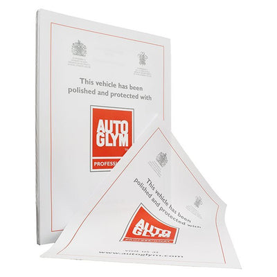 Autoglym Printed Floor Mats 200 Pcs 49x36cm Paper Mats