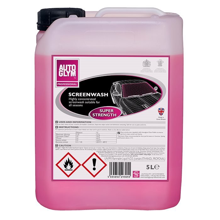 Autoglym Screenwash Super Strength 5L Screenwash Concentrate