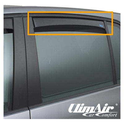 Climair Rear Wind Deflectors VW ID.3 19-, Cupra Born 21- Dark