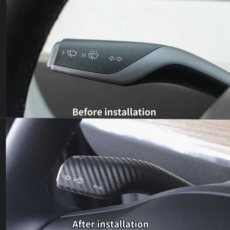 Indicator Stalk Cover: Tesla Model Y/3/Highland