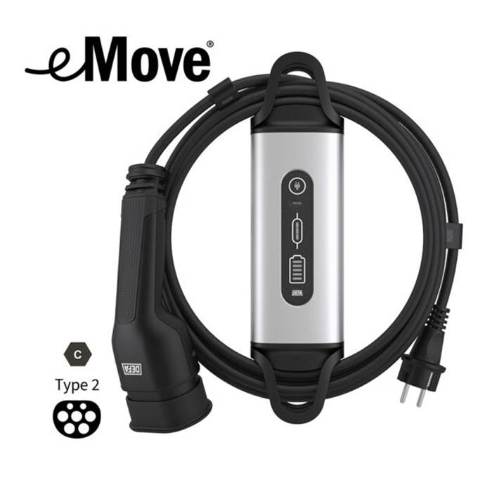 DEFA eMove 6A Tragbares Ladegerät