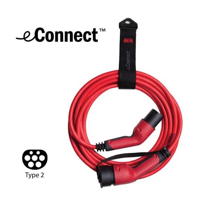 eConnect Charging Cable MODE3: T2, 5m, 3-Phase 20A