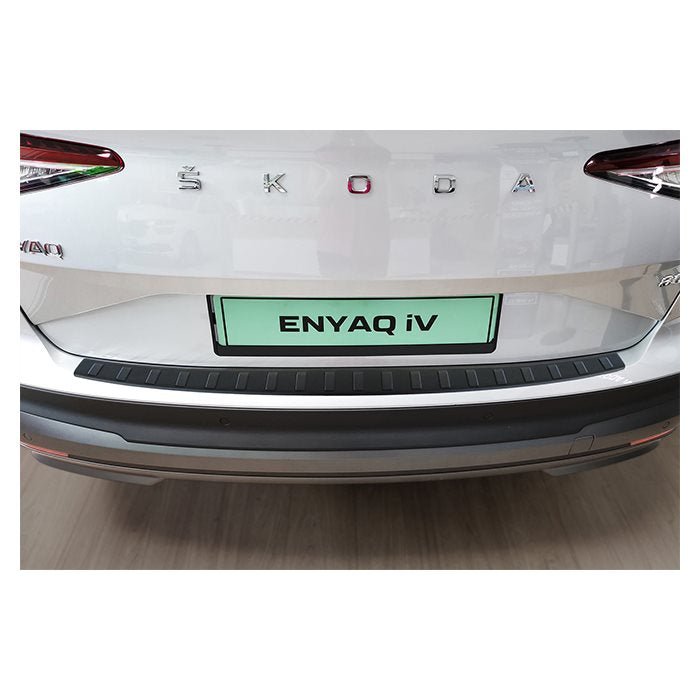 Rear Bumper Protector Skoda Enyaq IV 2020- Matt Black