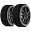 Maranello Easy Go snow socks size XL fitted on two wheels