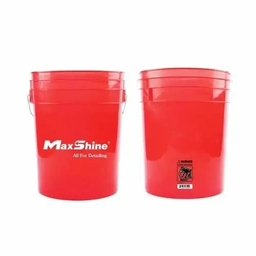 Maxshine Detailing Eimer Transparent 20L - Rot