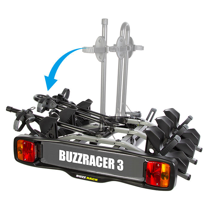 Buzzrack Buzzracer-3 Bike Carrier for 3 Bikes
