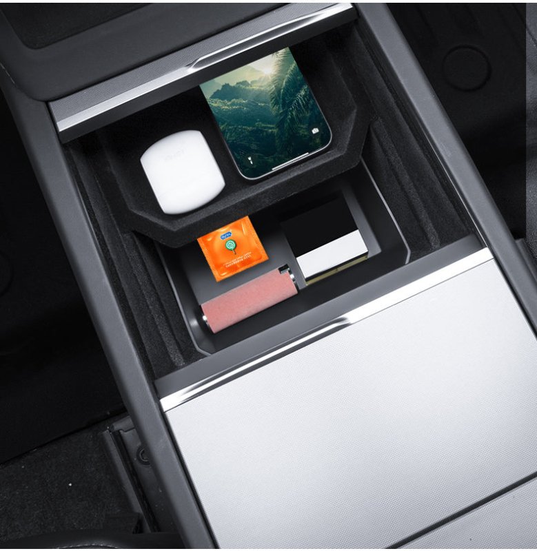 Non-Slip Centre Console Mats for Tesla Model 3 & Highland