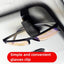 Sunglasses Holder for the Sun Visor (Fits All Cars)
