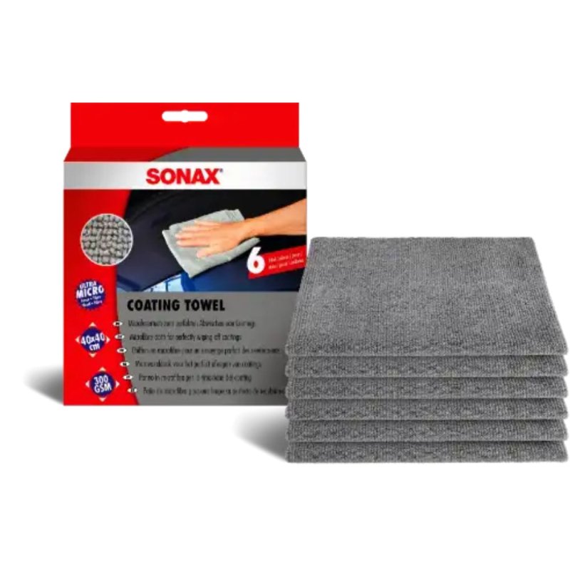 SONAX Coating Towel 6er-Pack