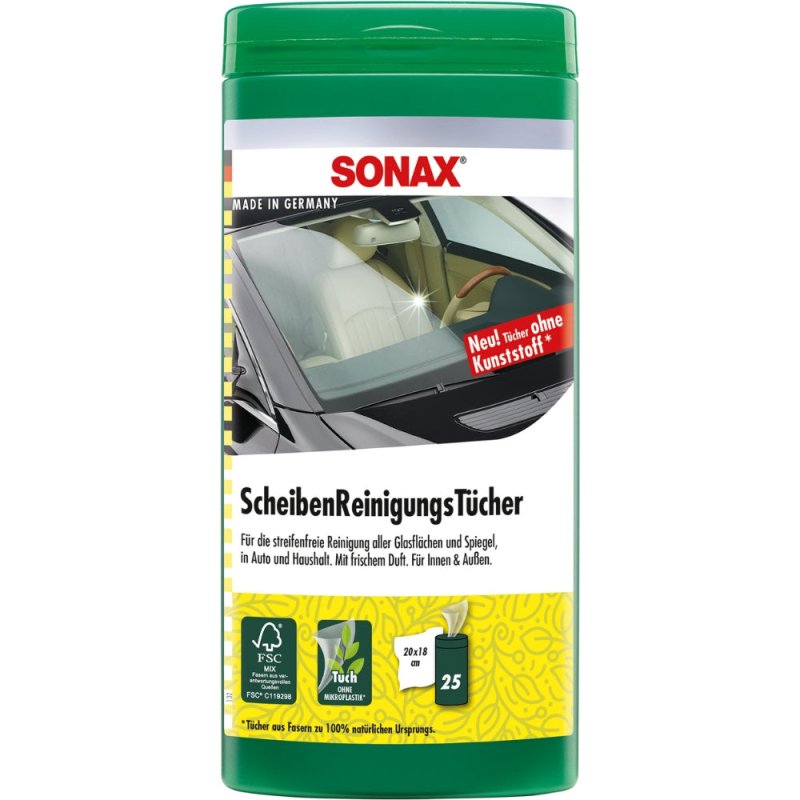 SONAX Glasreinigungstücher 25 Stk.