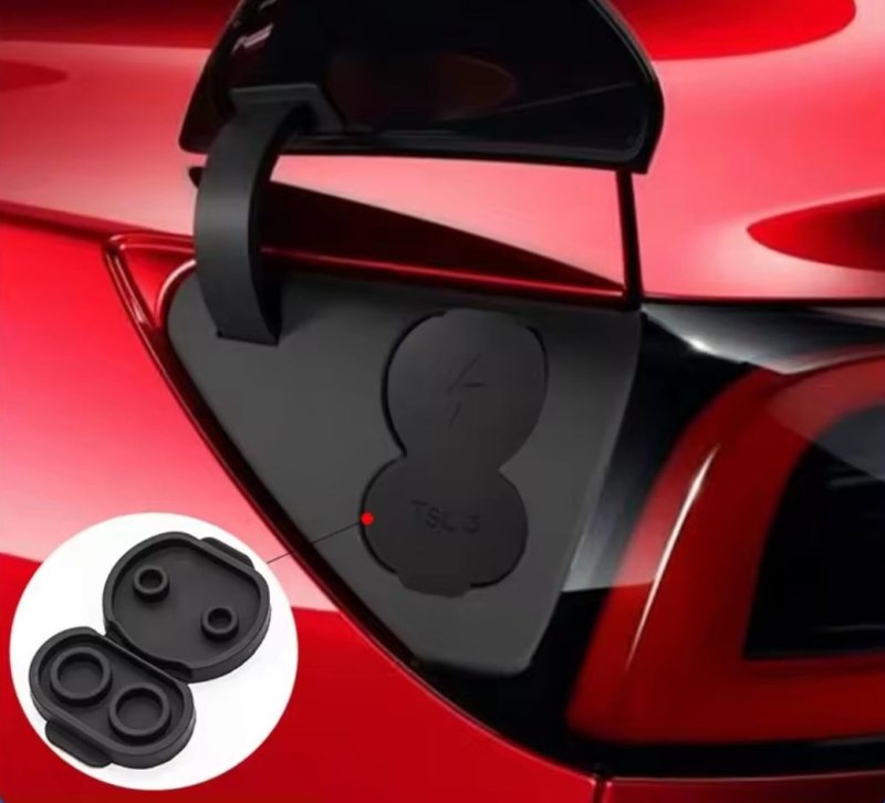 Tesla Ladeanschluss-Schutz aus Gummi