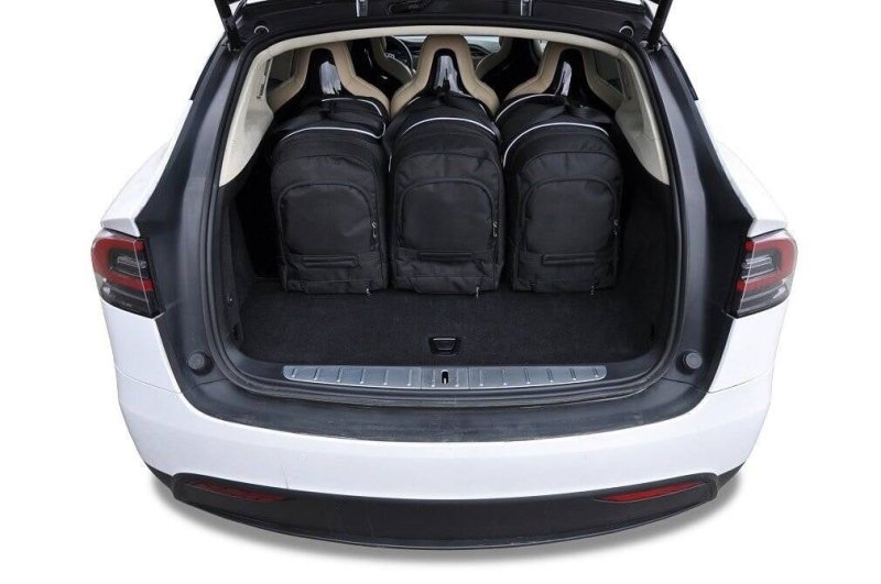 TESLA MODEL X EV 2016+ BOOT BAG SET 5 PCS