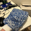 Soft Microfibre Wash Mitt - Blue