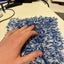 Soft Microfibre Wash Mitt - Blue