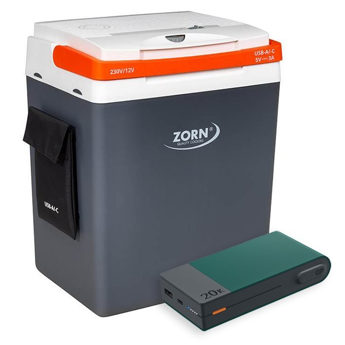 ZORN 30L Electric Cool Box with Power Bank