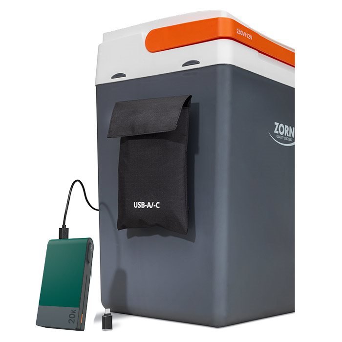 ZORN 30L Electric Cool Box with Power Bank
